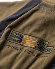 画像14: TIGHTBOOTH/NYLON PANEL FLEECE JKT（×紅桜）（Olive）［ナイロンパネルフリースJKT-25冬］ (14)
