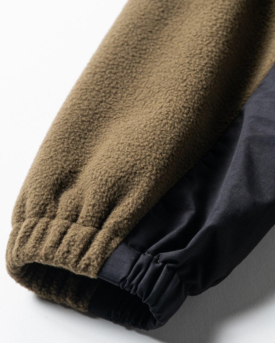 画像8: TIGHTBOOTH/NYLON PANEL FLEECE JKT（×紅桜）（Olive）［ナイロンパネルフリースJKT-25冬］ (8)