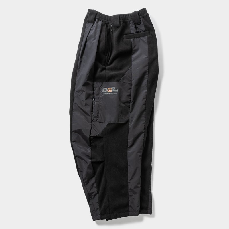 画像2: TIGHTBOOTH/NYLON PANEL FLEECE BALLOON PANTS（×紅桜）（Black）［ナイロンパネルフリースバルーンパンツ-25冬］