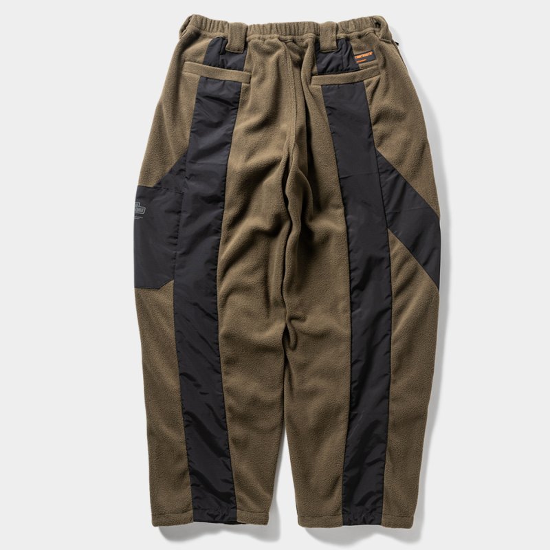 画像2: TIGHTBOOTH/NYLON PANEL FLEECE BALLOON PANTS（×紅桜）（Olive）［ナイロンパネルフリースバルーンパンツ-25冬］