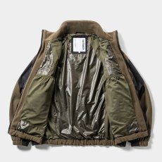 画像3: TIGHTBOOTH/NYLON PANEL FLEECE JKT（×紅桜）（Olive）［ナイロンパネルフリースJKT-25冬］ (3)