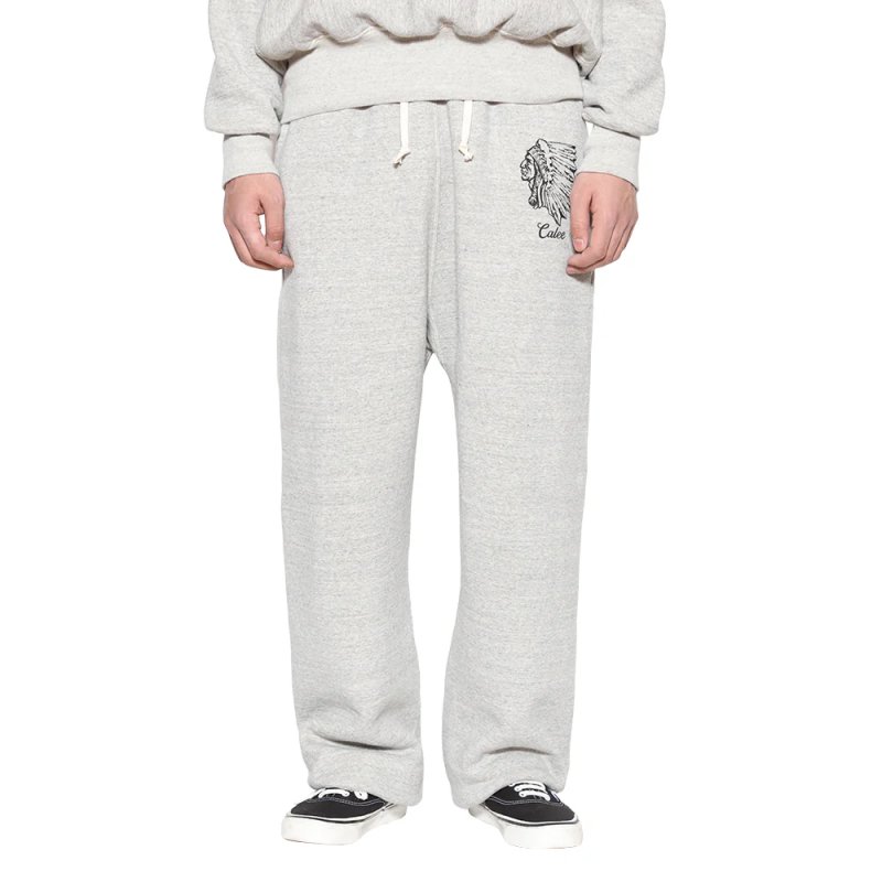 画像2: CALEE/TOMPKIN'S LOOP TYPE 40'S SWEAT RELAX PANTS（VINTAGE GRAY）［スウェットリラックスパンツ-26春夏］