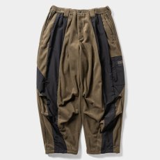 画像1: TIGHTBOOTH/NYLON PANEL FLEECE BALLOON PANTS（×紅桜）（Olive）［ナイロンパネルフリースバルーンパンツ-25冬］ (1)
