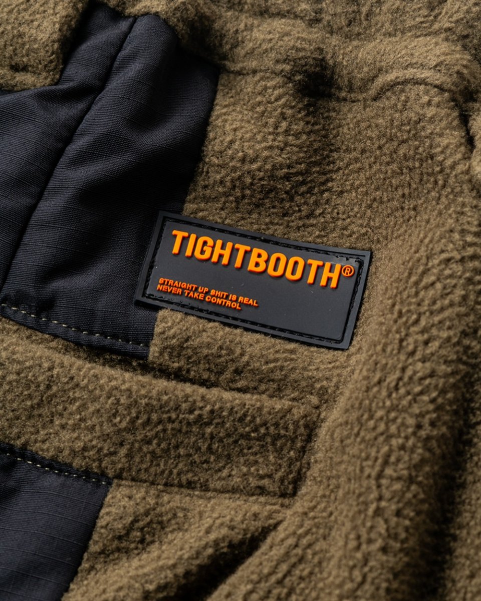 画像12: TIGHTBOOTH/NYLON PANEL FLEECE BALLOON PANTS（×紅桜）（Olive）［ナイロンパネルフリースバルーンパンツ-25冬］ (12)