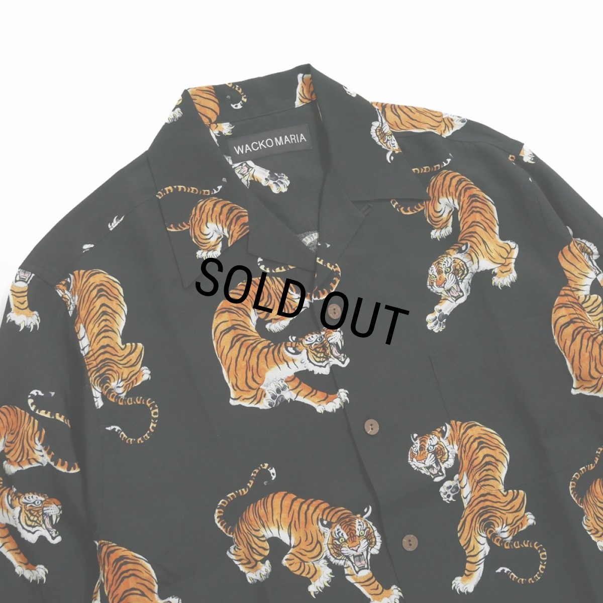 画像2: WACKO MARIA/TIM LEHI / HAWAIIAN SHIRT（BLACK）［ハワイアンシャツ-26春夏］ (2)