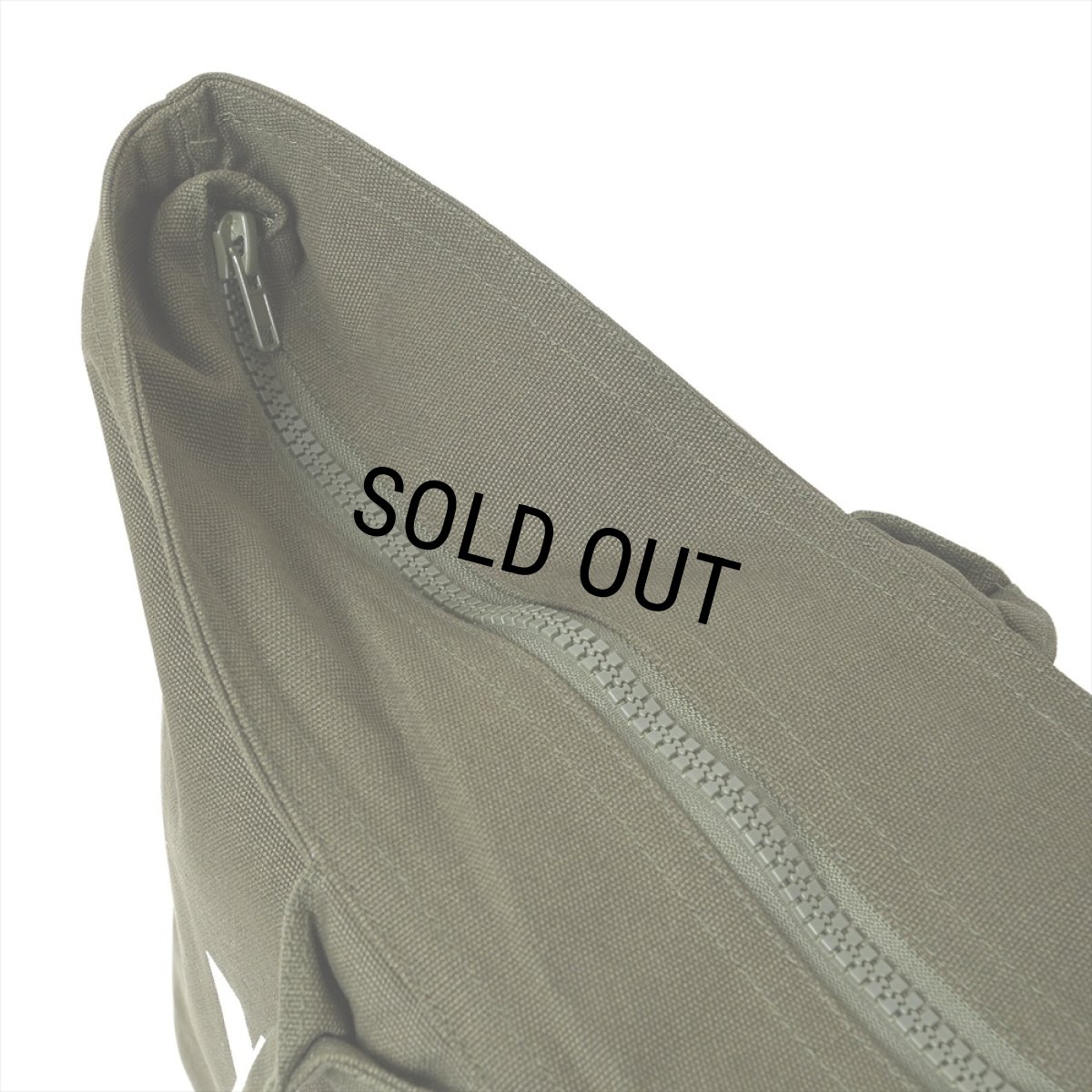 画像3: PORKCHOP/CYOW ZIP TOTE BAG（OLIVE）［ジップトートバッグ-26春夏］ (3)