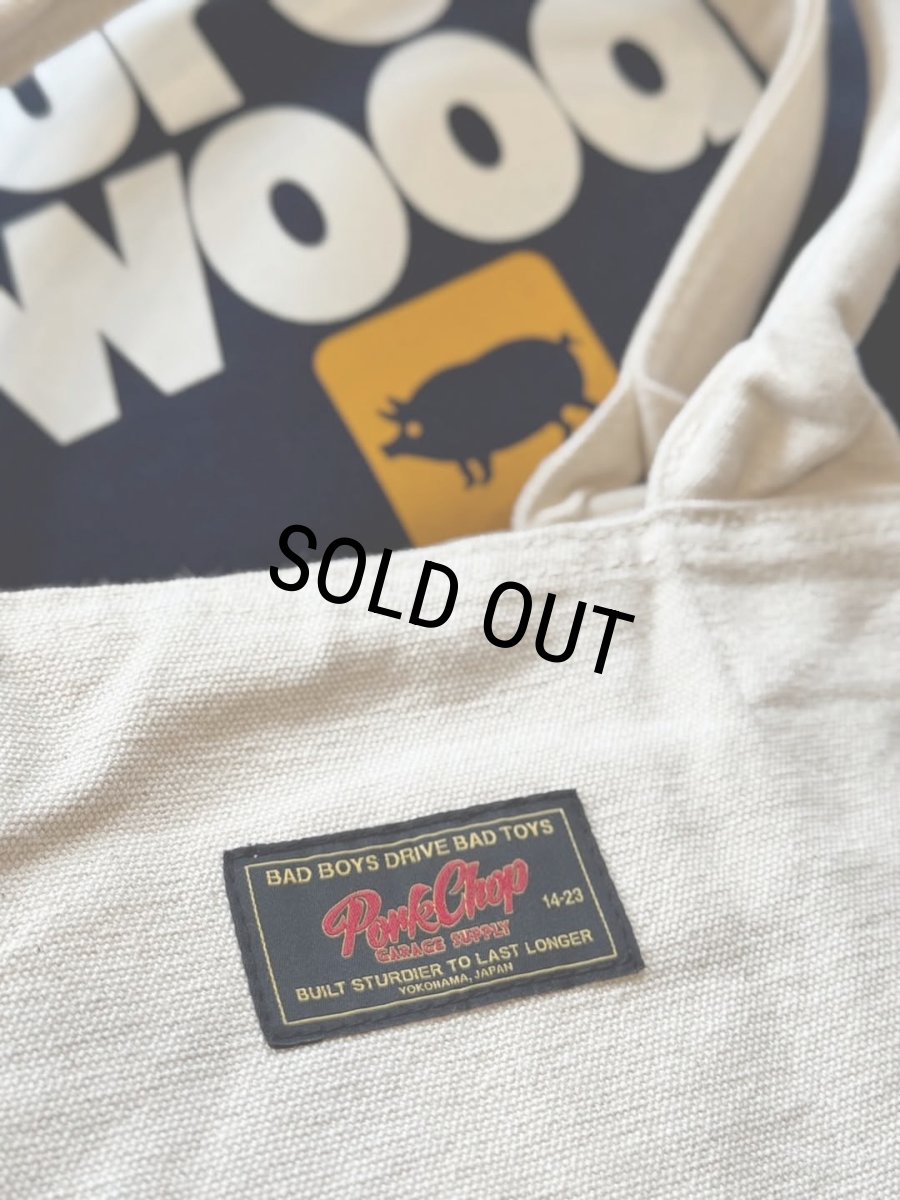 画像6: PORKCHOP/CYOW ZIP TOTE BAG（NATURAL）［ジップトートバッグ-26春夏］ (6)