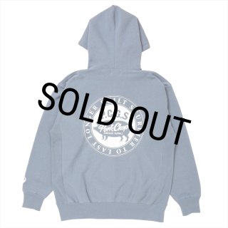 PORKCHOP/CIRCLE PORK ZIP UP HOODIE（STONE BLUE）［サークルポーク