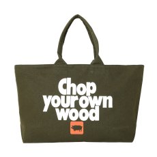 画像1: PORKCHOP/CYOW ZIP TOTE BAG（OLIVE）［ジップトートバッグ-26春夏］ (1)