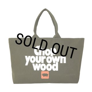 PORKCHOP CYOW ジップ付 トートバッグ　OLIVE 完売品 PORKCHOP/CYOW ZIP TOTE BAG（OLIVE）［ジップトートバッグ-26春夏