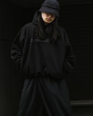 画像9: COOTIE PRODUCTIONS/Swallow Rib Sweat Hoodie（Black）［スワローリブスウェットフーディー-26春夏］ (9)