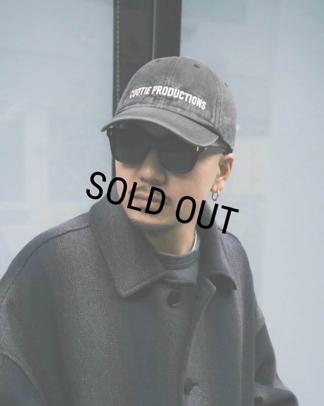 COOTIE PRODUCTIONS/Color Denim 6 Panel Cap（Fade Black）［カラー