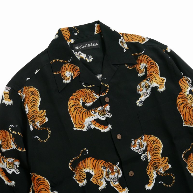 画像2: WACKO MARIA/TIM LEHI / HAWAIIAN SHIRT（BLACK）［ハワイアンシャツ-26春夏］