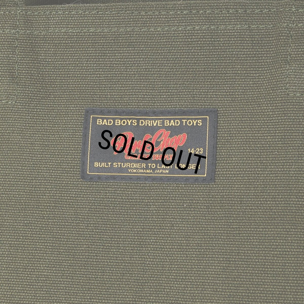 画像6: PORKCHOP/CYOW ZIP TOTE BAG（OLIVE）［ジップトートバッグ-26春夏］ (6)