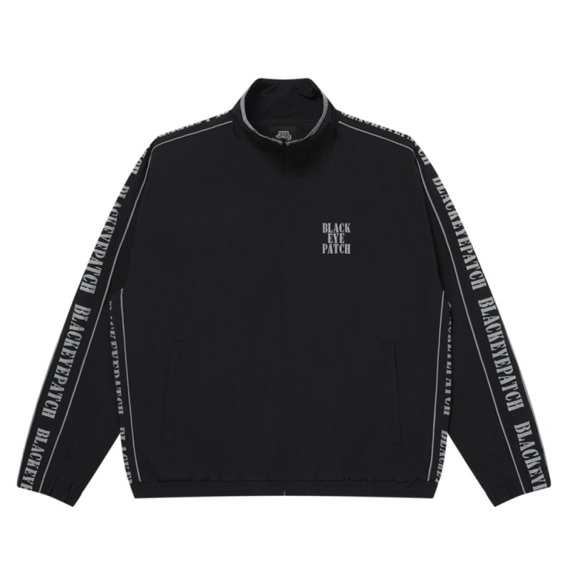 画像1: BlackEyePatch/REFLECTIVE STENCIL LOGO TRACK JACKET（BLACK）