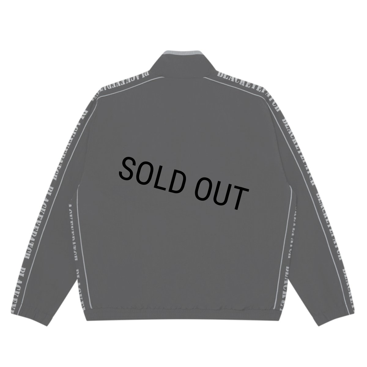 画像2: BlackEyePatch/REFLECTIVE STENCIL LOGO TRACK JACKET（BLACK） (2)