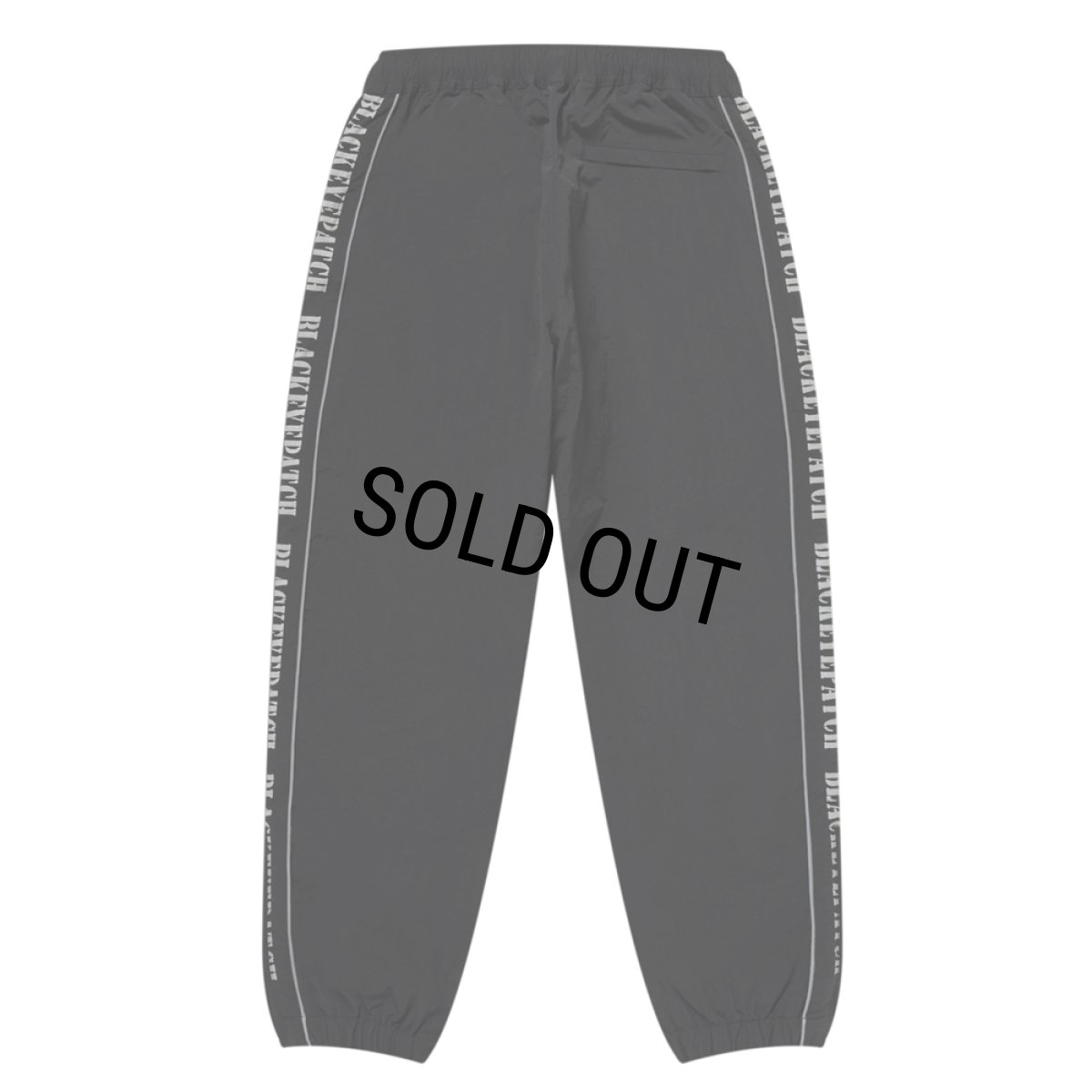 画像2: BlackEyePatch/REFLECTIVE STENCIL LOGO TRACK PANTS（BLACK） (2)