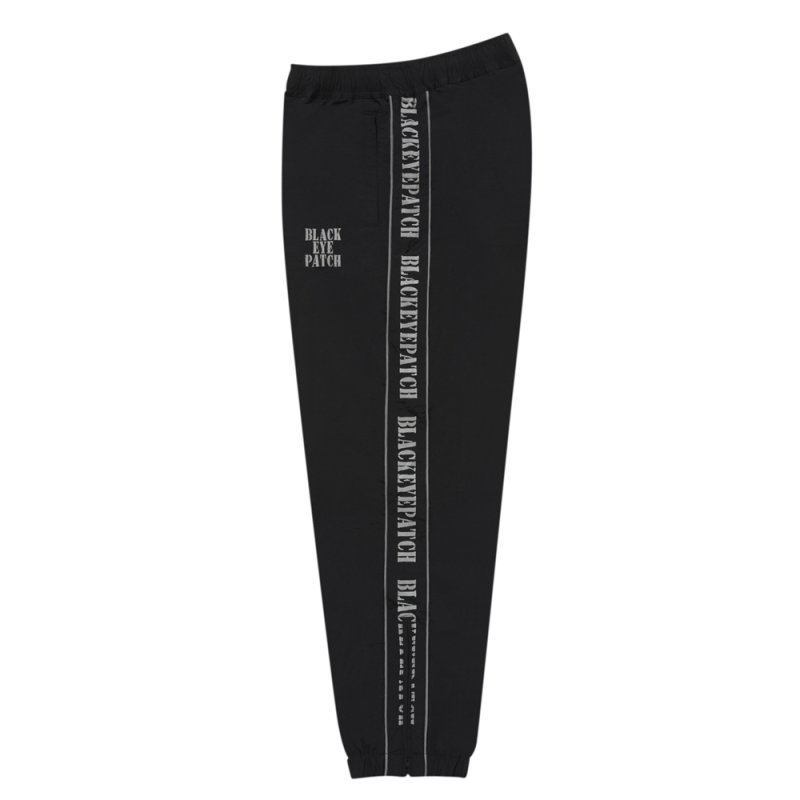 画像2: BlackEyePatch/REFLECTIVE STENCIL LOGO TRACK PANTS（BLACK）