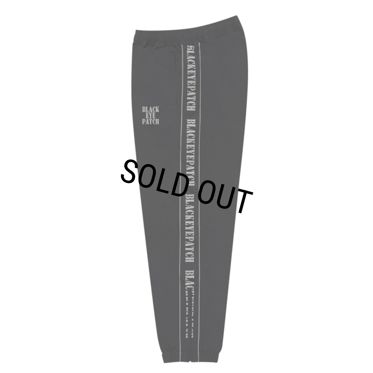 画像3: BlackEyePatch/REFLECTIVE STENCIL LOGO TRACK PANTS（BLACK） (3)