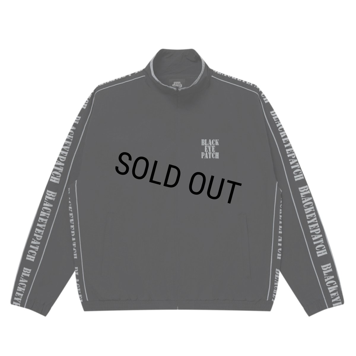 画像1: BlackEyePatch/REFLECTIVE STENCIL LOGO TRACK JACKET（BLACK） (1)