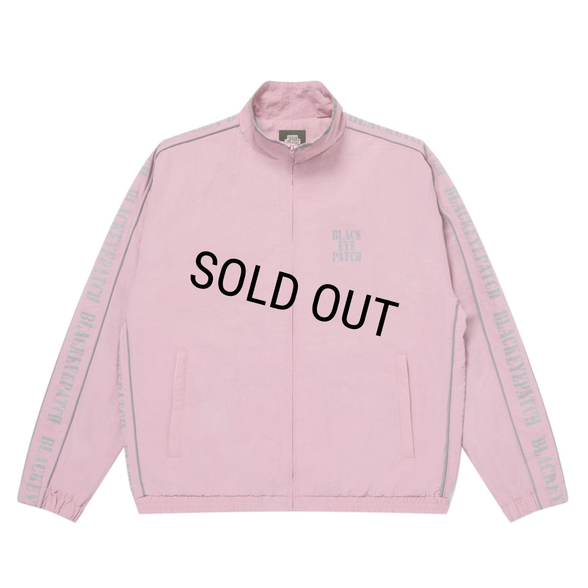 画像1: BlackEyePatch/REFLECTIVE STENCIL LOGO TRACK JACKET（PINK） (1)