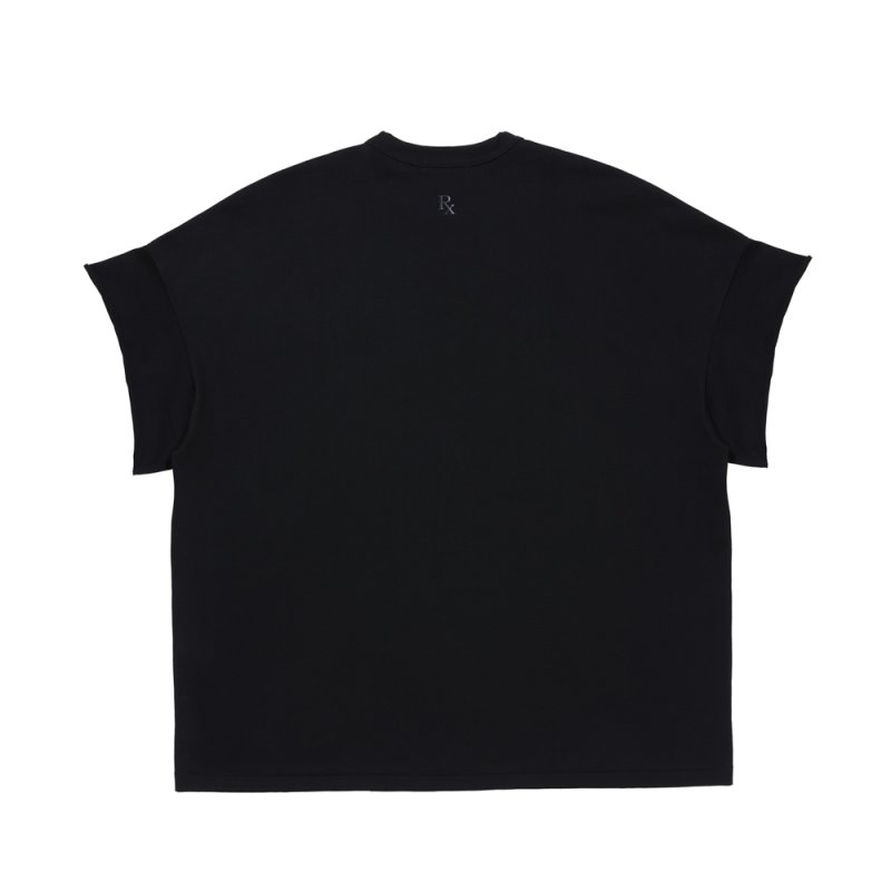 画像2: ANTIDOTE BUYERS CLUB/ASIC Heavy Weight Oversized Cutoff Tee（Pure Black）