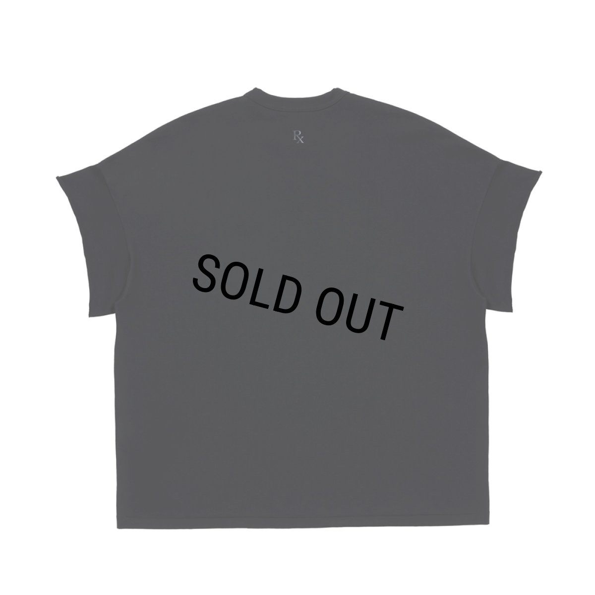 画像2: ANTIDOTE BUYERS CLUB/ASIC Heavy Weight Oversized Cutoff Tee（Pure Black） (2)