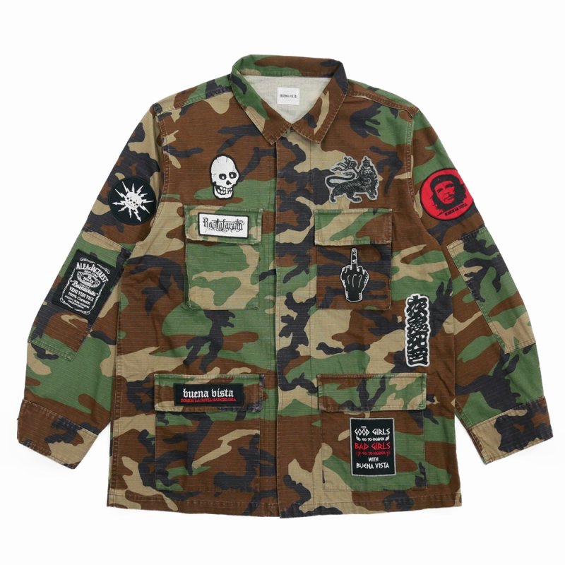 画像1: BUENA VISTA/BV combat jacket（CAMO）［コンバットJKT-26春夏］