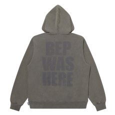 画像2: BlackEyePatch/BEP WAS HERE FADED HOODIE（CHARCOAL） (2)