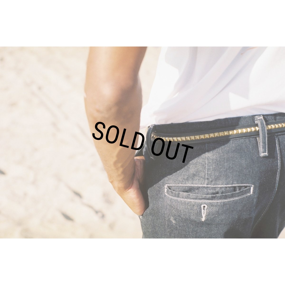 画像3: CHALLENGER/LEATHER BELT（BLACK/SILVER）［レザーベルト-26春夏］ (3)