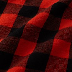 画像8: CALEE/VINTAGE TYPE BLOCK CHECK SH（BLACK/RED）［ブロックチェックシャツ-26春夏］ (8)