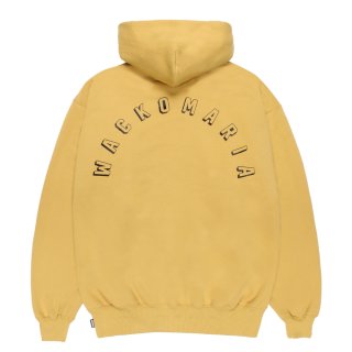 ワコマリアパーカー WACKO MARIA/MIDDLE WEIGHT HOODED SWEAT SHIRT（YELLOW）［プル
