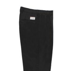 画像3: WACKO MARIA/DOUBLE PLEATED CHINO TROUSERS（BLACK）［ツータックチノトラウザース-26春夏］ (3)