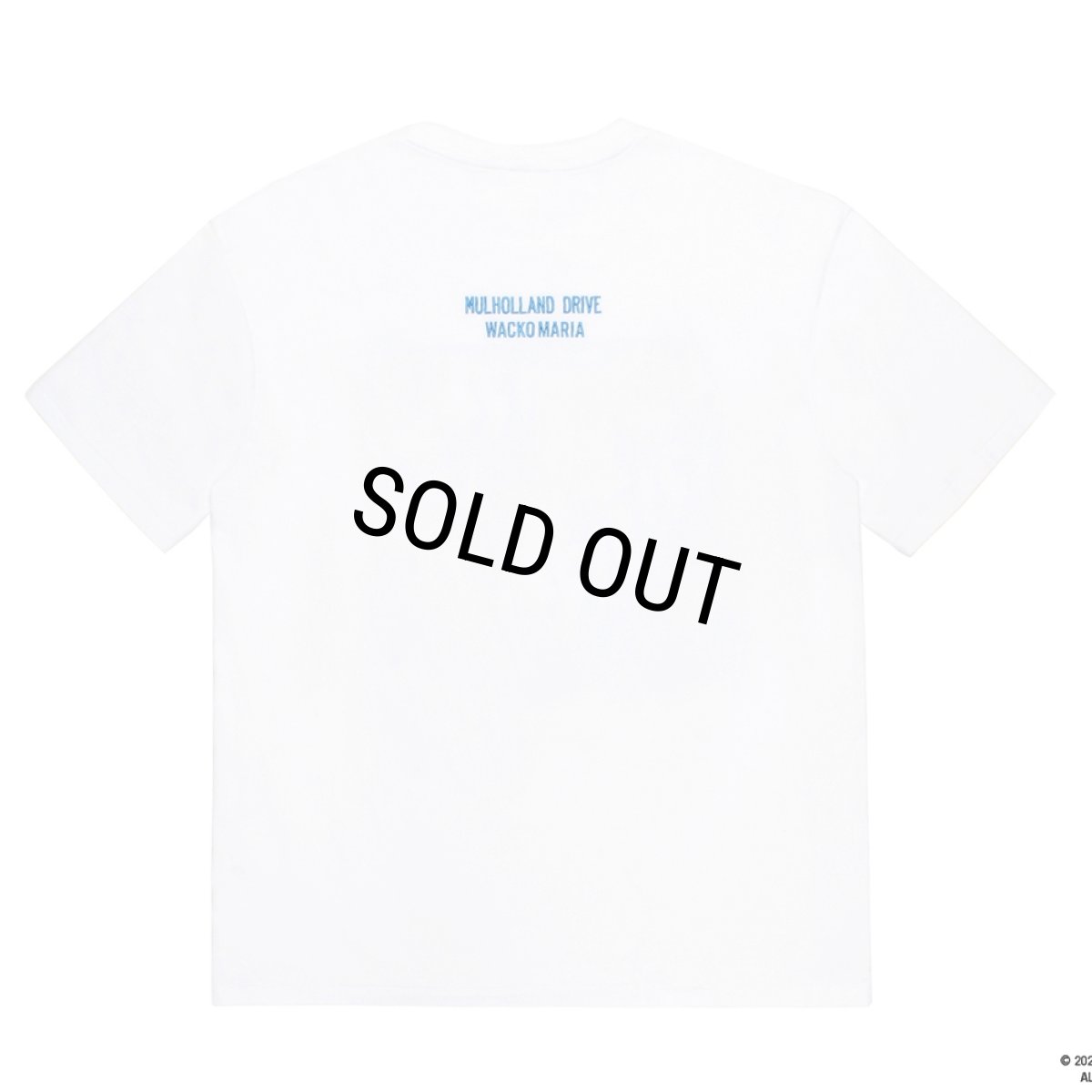 画像2: WACKO MARIA/MULHOLLAND DRIVE / WASHED HEAVY WEIGHT T-SHIRT（WHITE）［プリント+刺繍T-26春夏］ (2)