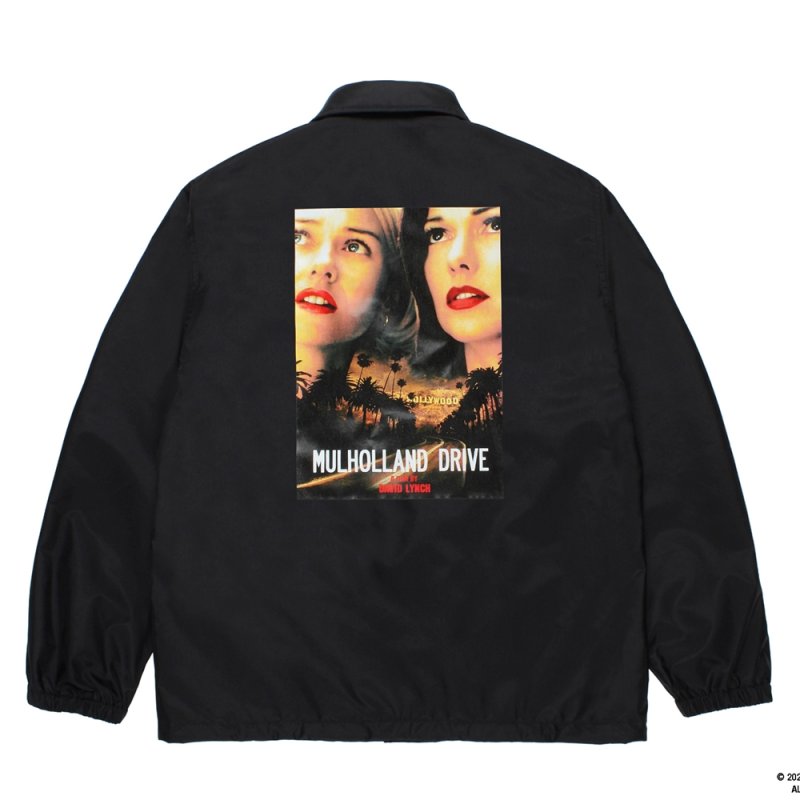 画像2: WACKO MARIA/MULHOLLAND DRIVE / COACH JACKET（BLACK）［コーチJKT-26春夏］