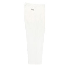 画像1: WACKO MARIA/DOUBLE PLEATED CHINO TROUSERS（WHITE）［ツータックチノトラウザース-26春夏］ (1)
