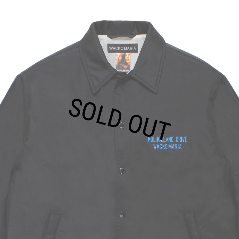 WACKO MARIA/MULHOLLAND DRIVE / COACH JACKET（BLACK）［コーチJKT-26