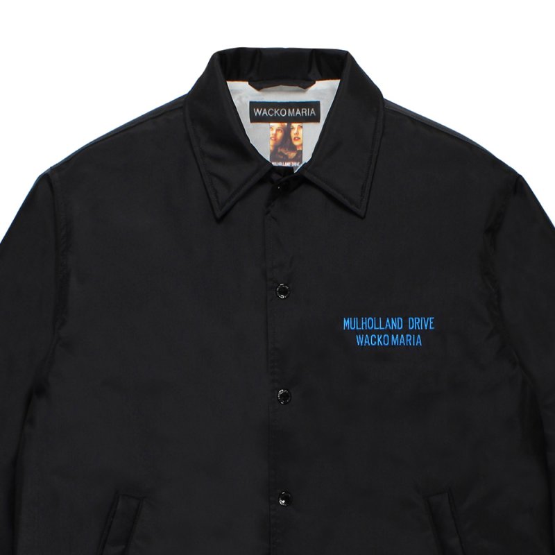 画像3: WACKO MARIA/MULHOLLAND DRIVE / COACH JACKET（BLACK）［コーチJKT-26春夏］