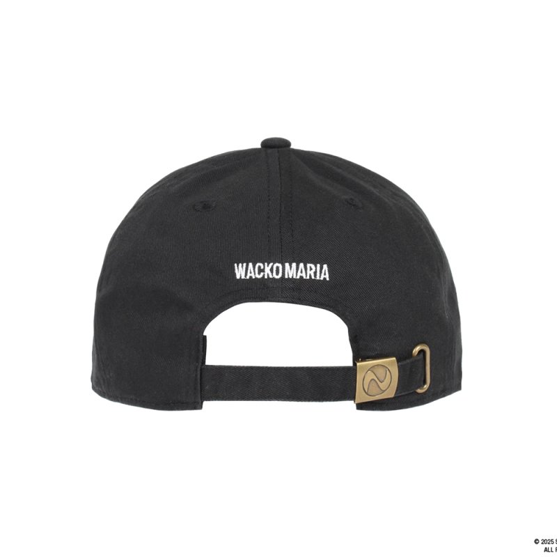 画像2: WACKO MARIA/MULHOLLAND DRIVE / 6 PANEL CAP（BLACK）［6パネルキャップ-26春夏］