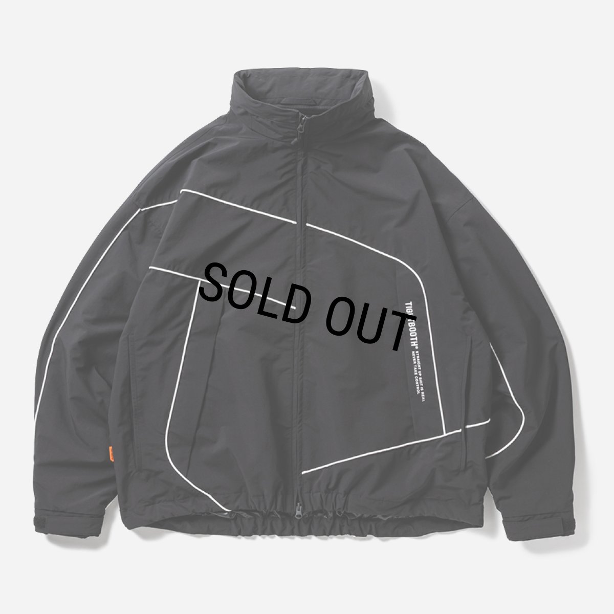 画像1: 【30%OFF】TIGHTBOOTH/PIPING TACTICAL JACKET（Black）［パイピングタクティカルJKT-26春夏］ (1)