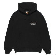 画像2: WACKO MARIA/MULHOLLAND DRIVE / HEAVY WEIGHT HOODED SWEAT SHIRT（BLACK）［プルオーバーパーカー-26春夏］ (2)
