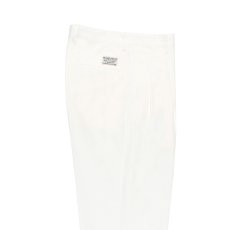 画像3: WACKO MARIA/DOUBLE PLEATED CHINO TROUSERS（WHITE）［ツータックチノトラウザース-26春夏］ (3)