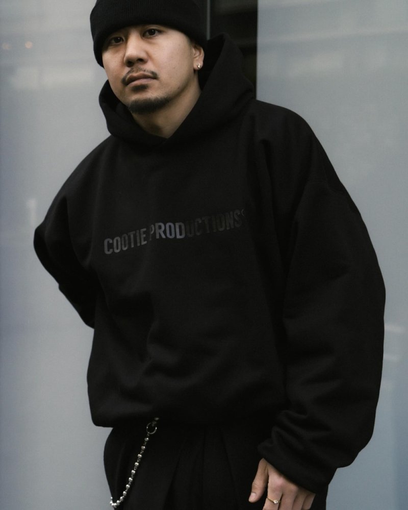 画像3: COOTIE PRODUCTIONS/Swallow Rib Sweat Hoodie（Black）［スワローリブスウェットフーディー-26春夏］