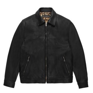 WACKO MARIA/LEATHER SINGLE RIDERS JACKET（BLACK）［レザーシングル