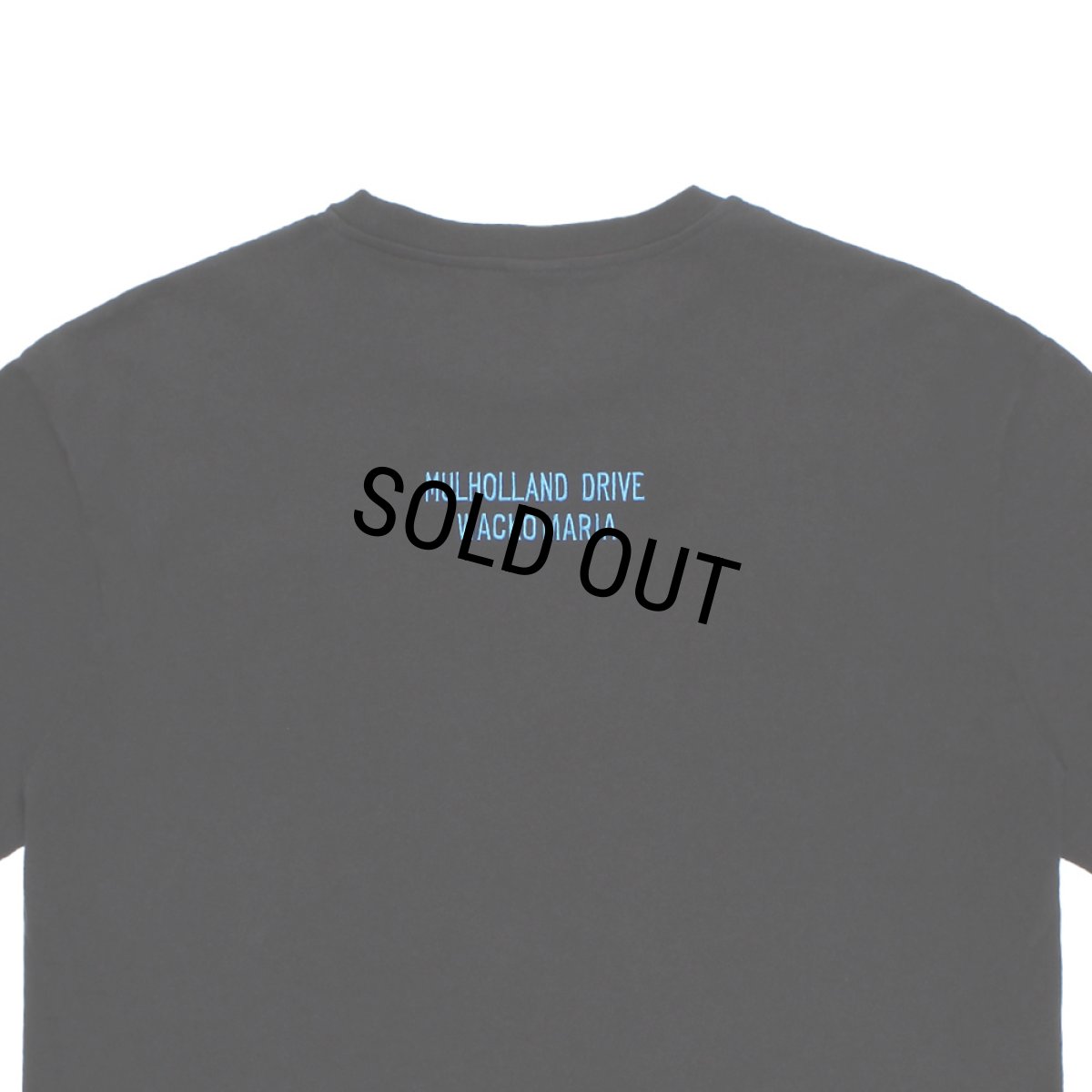 画像3: WACKO MARIA/MULHOLLAND DRIVE / WASHED HEAVY WEIGHT T-SHIRT（BLACK）［プリント+刺繍T-26春夏］ (3)