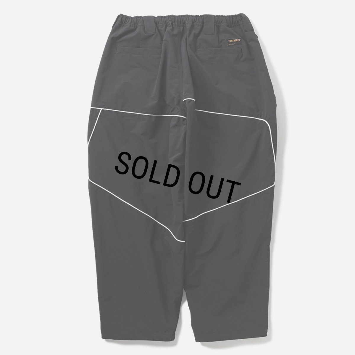 画像2: 【20%OFF】TIGHTBOOTH/PIPING TACTICAL BALLOON PANTS（Black）［パイピングタクティカルバルーンパンツ-26春夏］ (2)