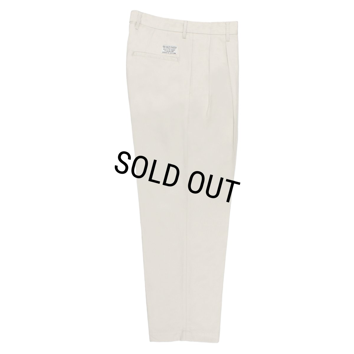 画像1: WACKO MARIA/DOUBLE PLEATED CHINO TROUSERS（BEIGE）［ツータックチノトラウザース-26春夏］ (1)