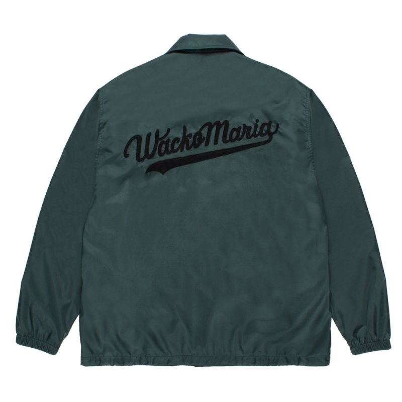 画像2: WACKO MARIA/COACH JACKET（GREEN）［コーチJKT-26春夏］