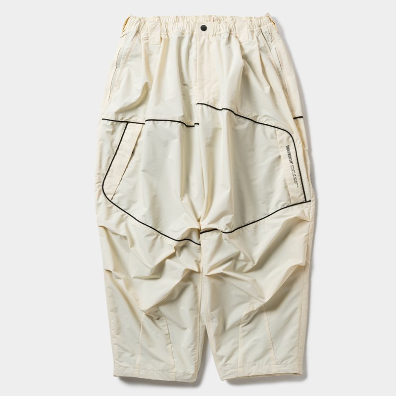 画像1: TIGHTBOOTH/PIPING TACTICAL BALLOON PANTS（Ivory）［パイピングタクティカルバルーンパンツ-26春夏］