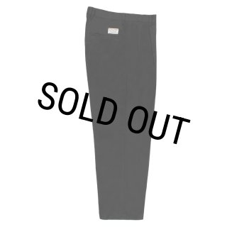 ウッドブロック　ツータック　チノ　トラウザー　黒　XXL WACKO MARIA/DOUBLE PLEATED CHINO TROUSERS（BLACK）［ツータックチノ